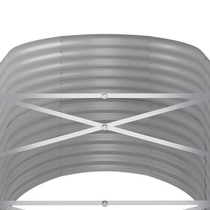 Jardinera Arriate Acero Galvanizado Gris 368x80x68 Cm_4