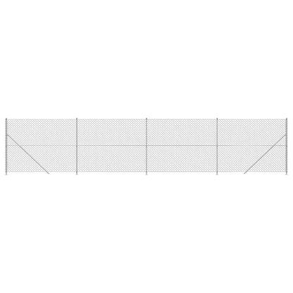 Cerca De Alambre Con Brida Plateada 1,6x10 M / Vetonek_1