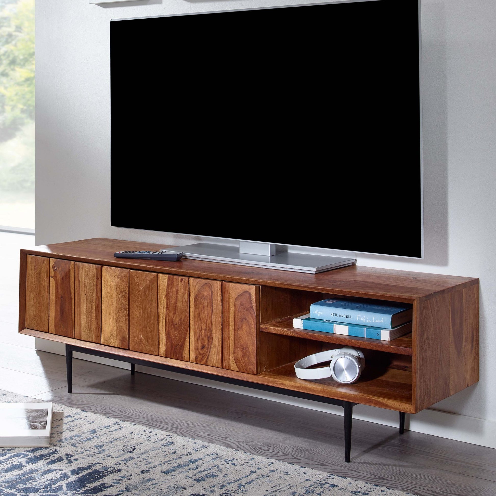 Mueble De Tv Sólido Y Duradero Modelo Wl6.556_1