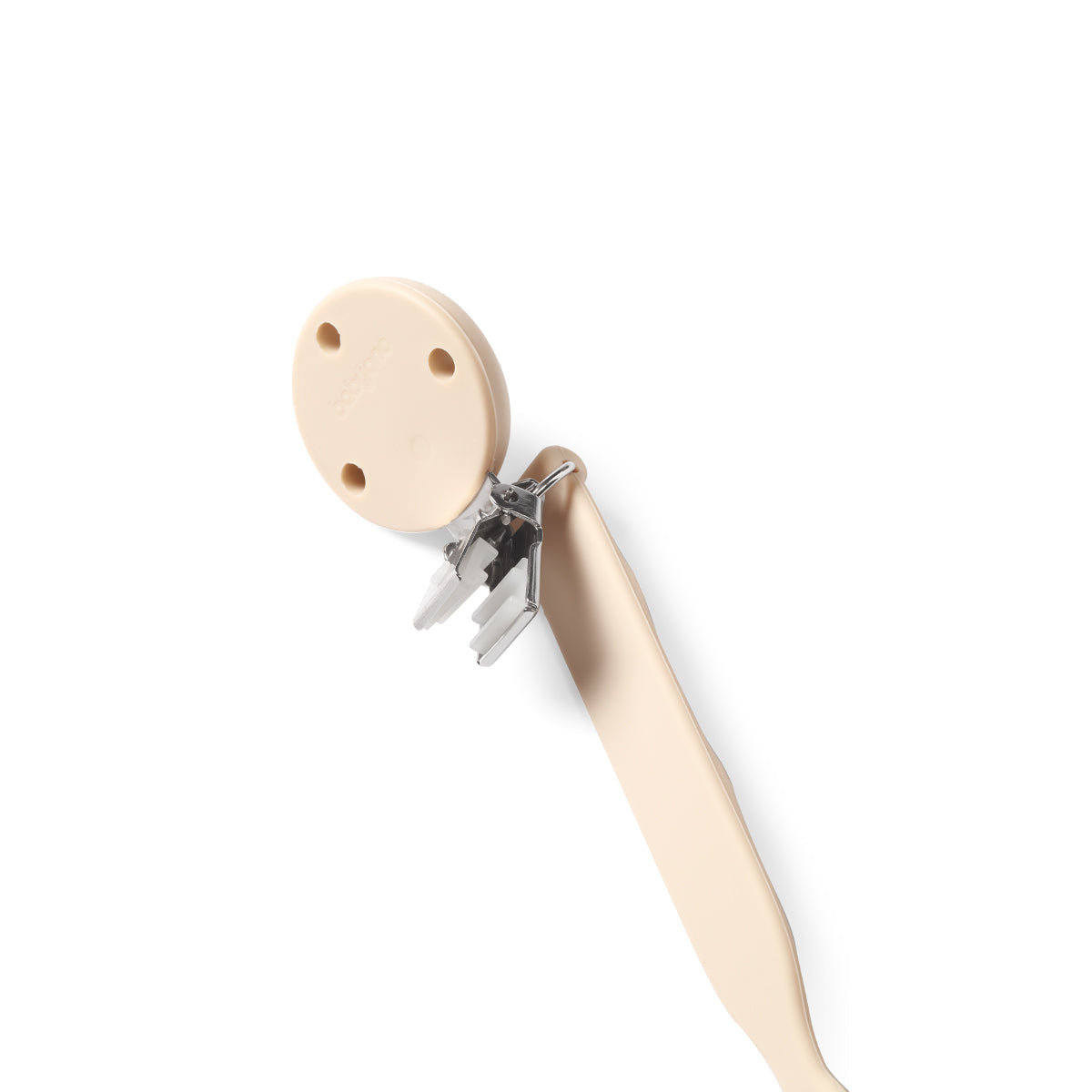 Cadena Portachupetes De Silicona Beige_3