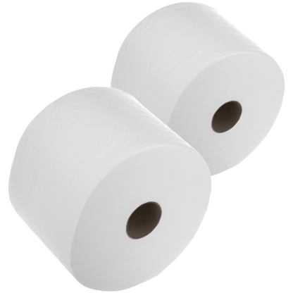 Rollo Bobina Industrial Maxi Papel Laminado De Doble Capa 2 Unidades_0