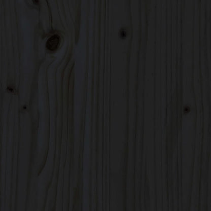 Vidaxl Juego De Muebles De Jardín 7 Piezas Madera Maciza De Pino Negro_5
