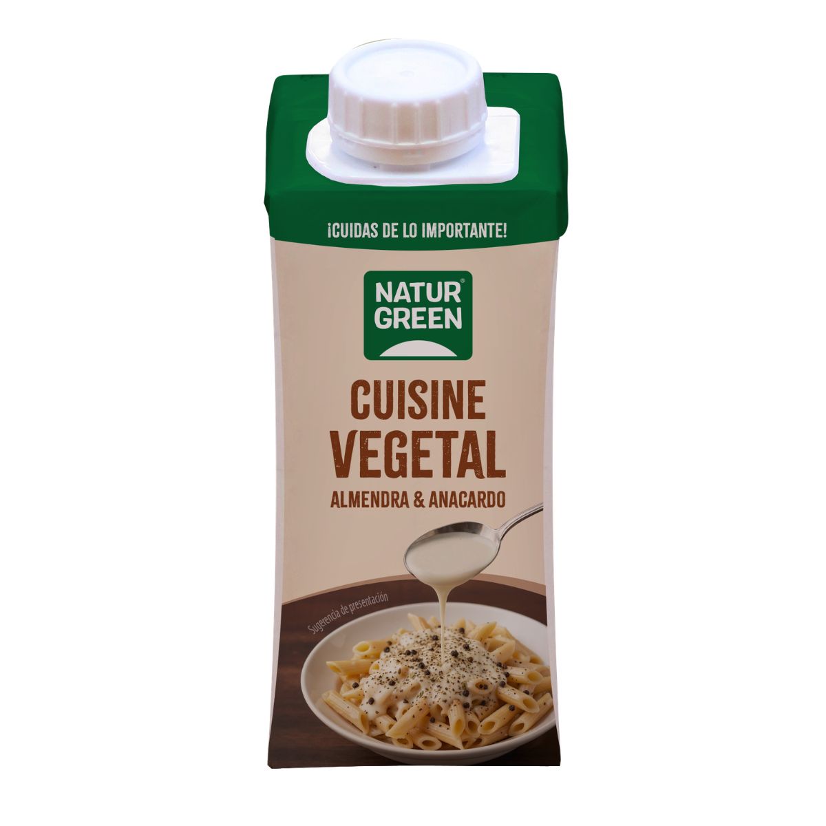Salsa Vegetal Cuisine de Almendras y Anacardos NaturGreen 200 ml