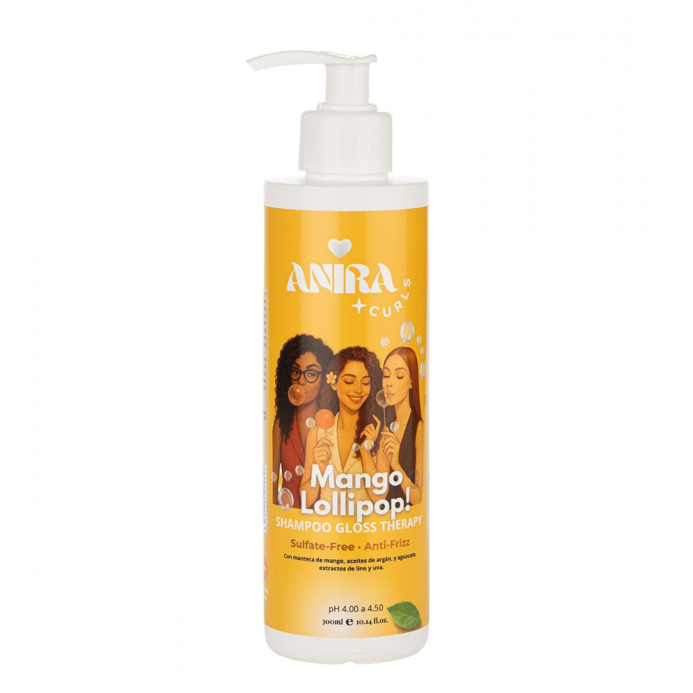 Anira Curls Mango Lollipop Champú Gloss Therapy 300ml_0