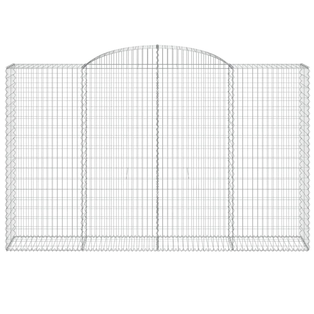 Cestas De Gaviones 10 Uds Forma De Arco Hierro 300x50x180/200cm_3