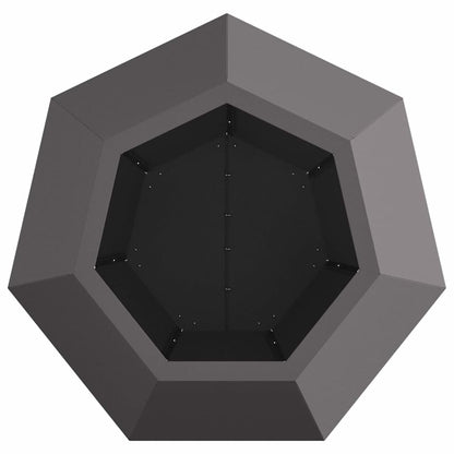 Jardinera Negro 50 X 50 X 40 Cm Acero_5