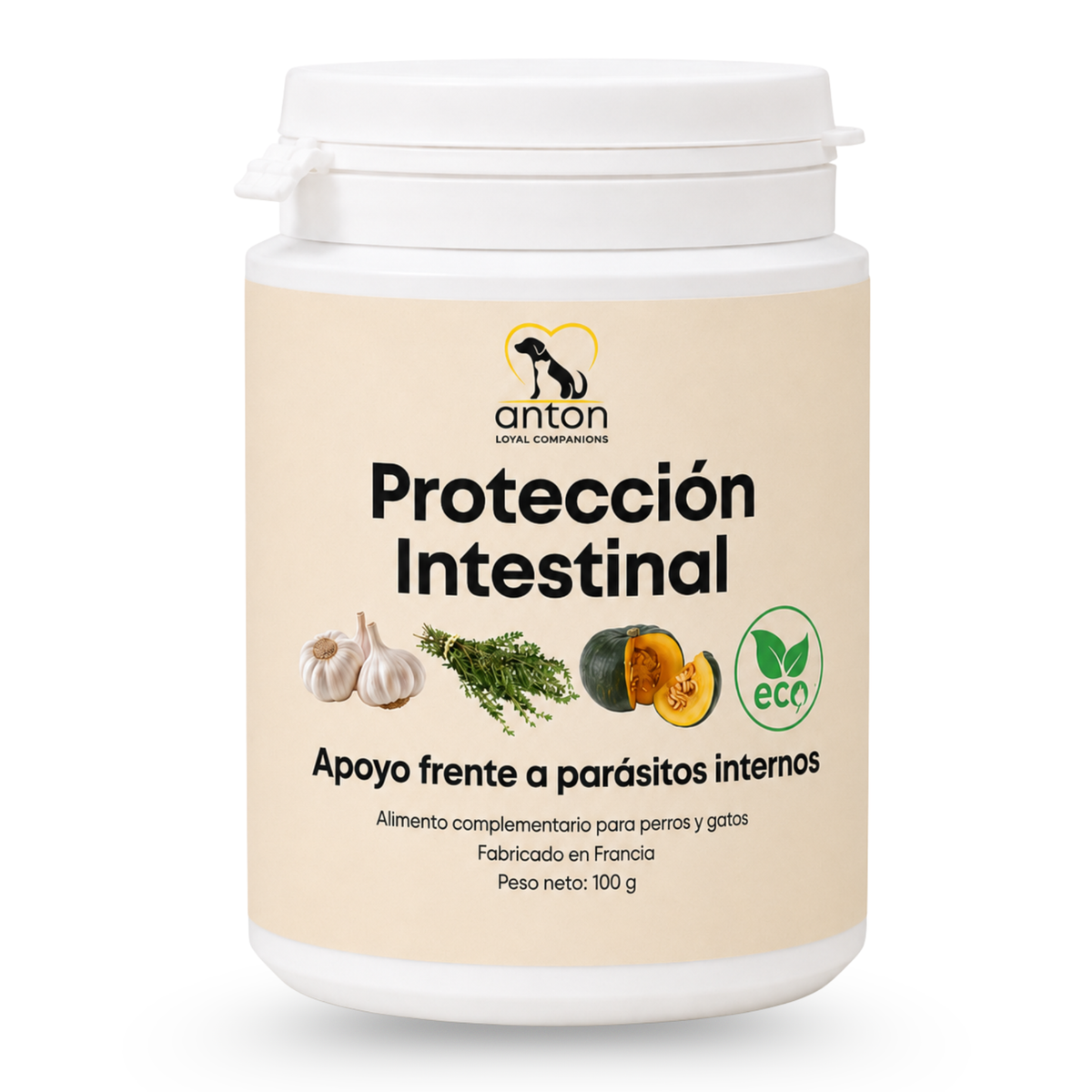 Protección intestinal ECO para perros y gatos – Lombrices y parásitos internos – 100 g_0