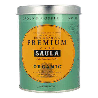 Café Moído Biológico Premium Saula 250g