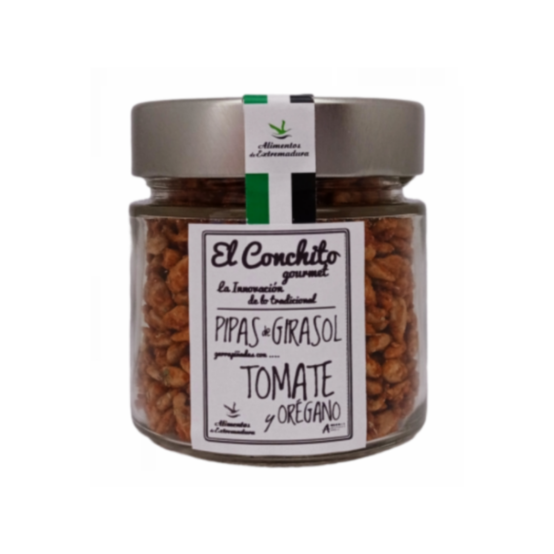 Pipas Garrapiñadas Con Tomate Y Orégano Tarro De Cristal 100 G_0