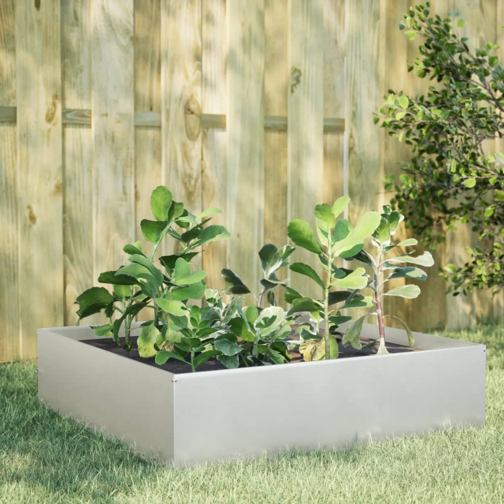 Jardinera De Acero Inoxidable 100x100x41 Cm_1