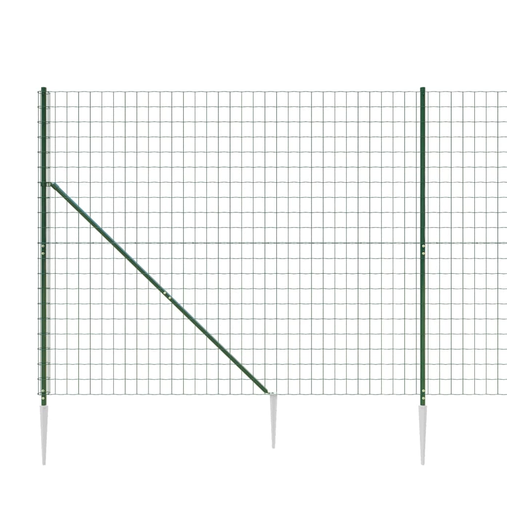 Cerca De Alambre Con Pinchos De Anclaje Verde 2x25 M / Vetonek_3