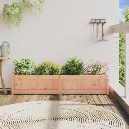 Jardinera Madera Maciza De Abeto Douglas 150x31x31 Cm_2