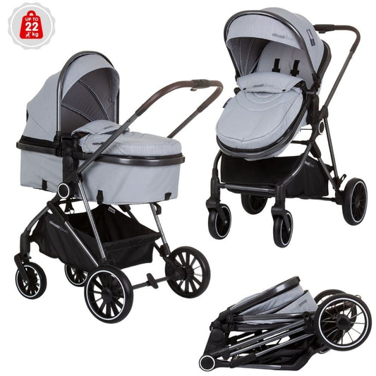 Carrito De Bebé Duo Convertible Aura Hasta 22 Kg Ash Grey_0