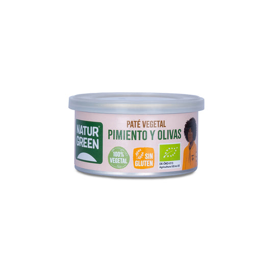 Patê de Pimentos e Azeitonas Biológico Naturgreen 125 g