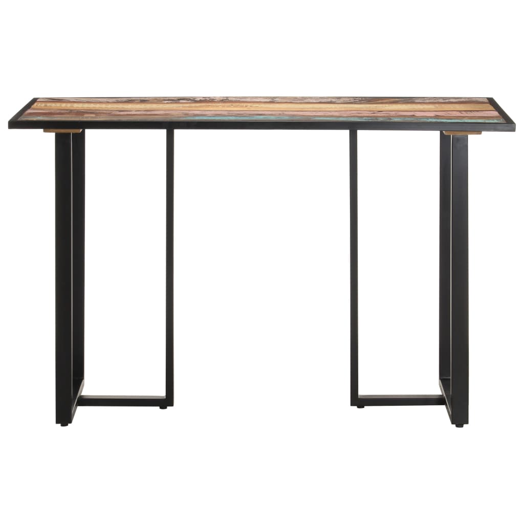 Mesa De Comedor De Madera Maciza Reciclada 120 Cm_0