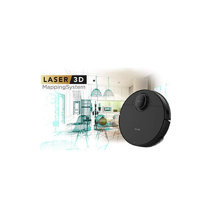 Evvo Robot Aspirador R7 Láser- 4000pa, Motor Inverter, Navegación Laser 360º, Mapeo Inteligente, Función Fregado, Filtro Hepa, Anti-colisiones Y Ant_4