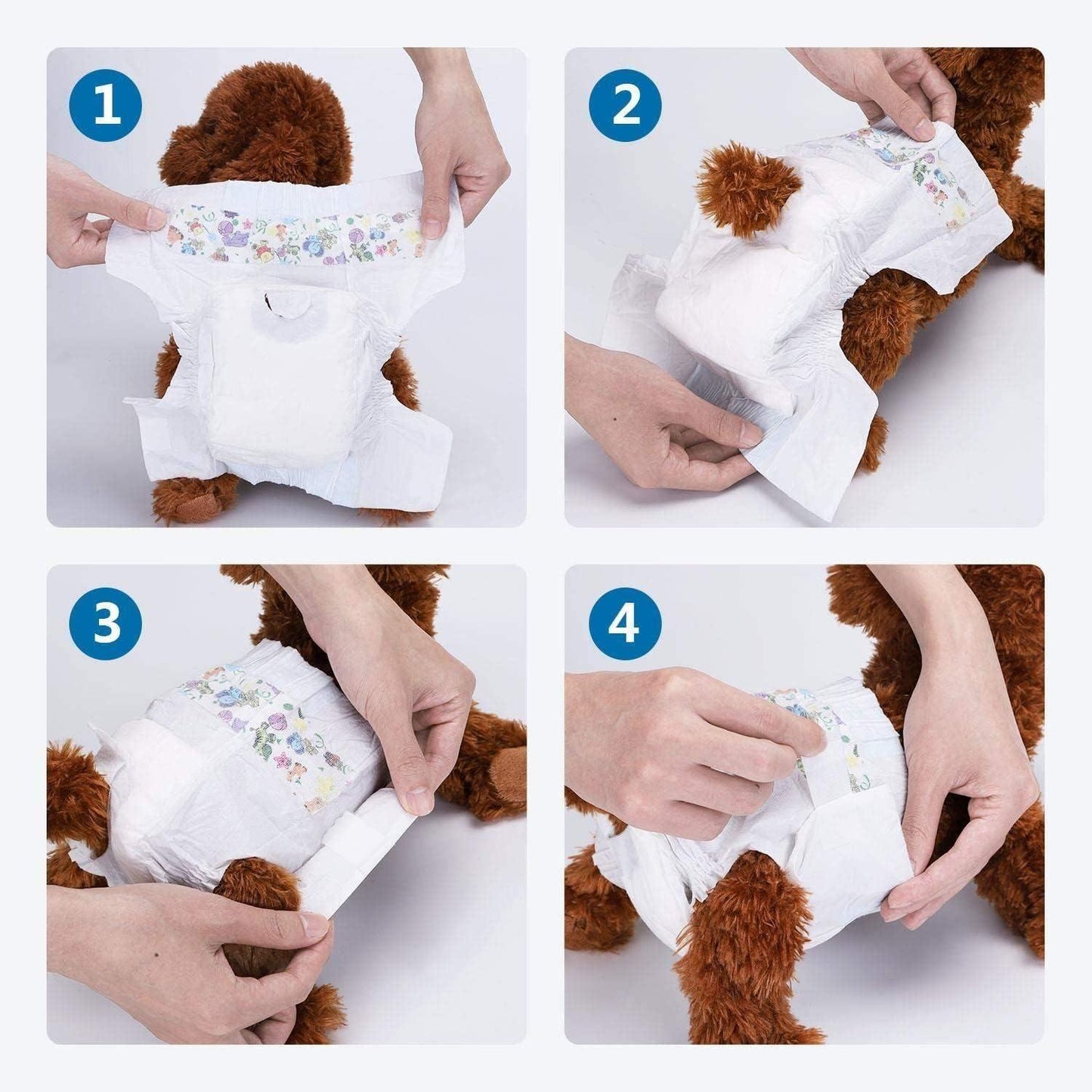 Fraldas Nobleza para Cães Fêmeas M 12 unidades