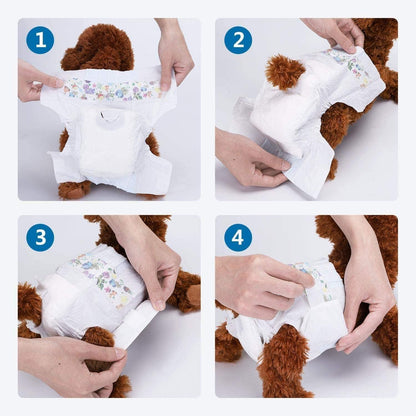 Pañales para perro Hembra L Nobleza 12 ud