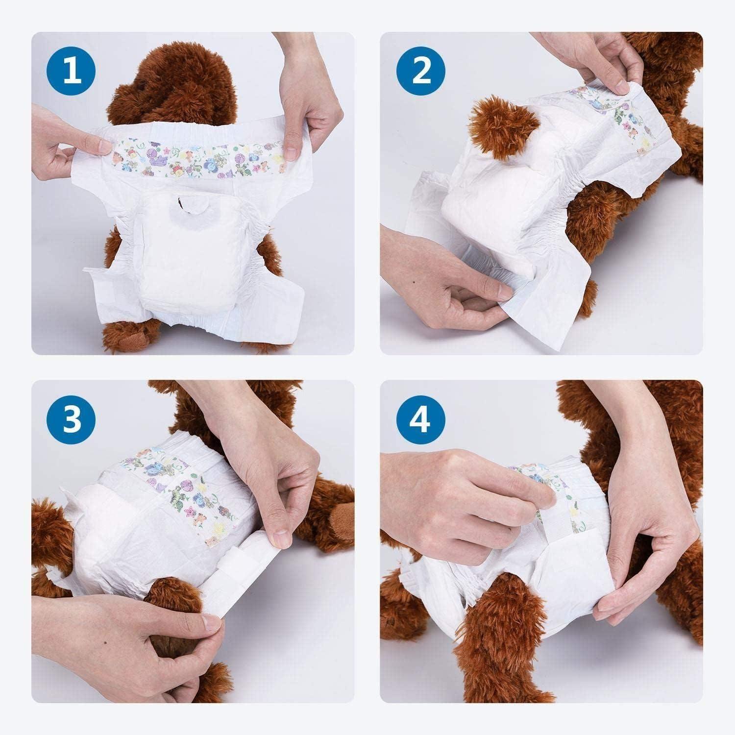 Pañales para perro Hembra XS Nobleza 12 ud