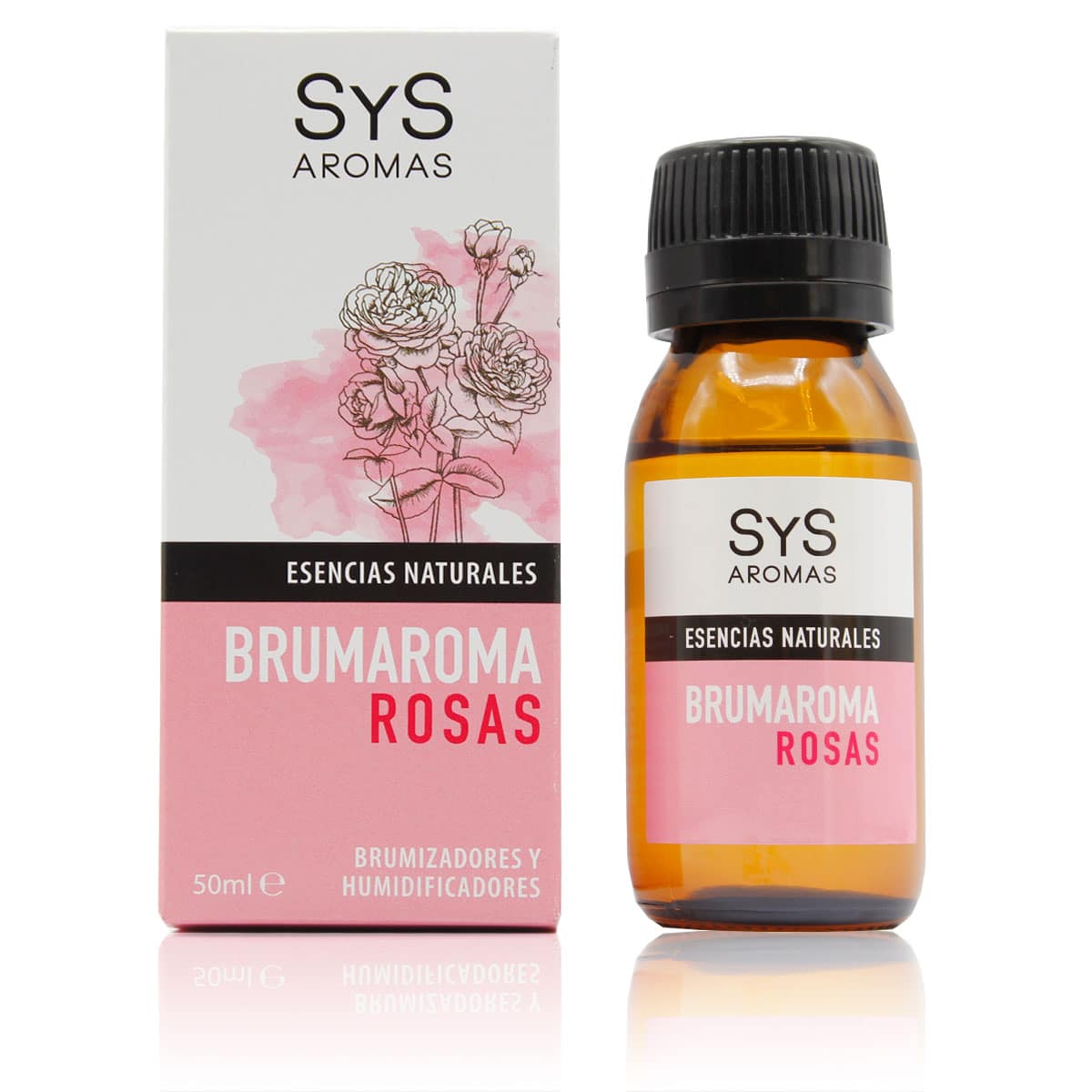 Esencia Hidrosoluble Rosas 50 Ml | Aroma Floral Relajante | Ambientador Difusor | Laboratorio Sys_0