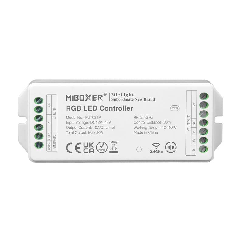 Controlador 2.4g Rf, Dc12-48v, 20a, Rgb_0