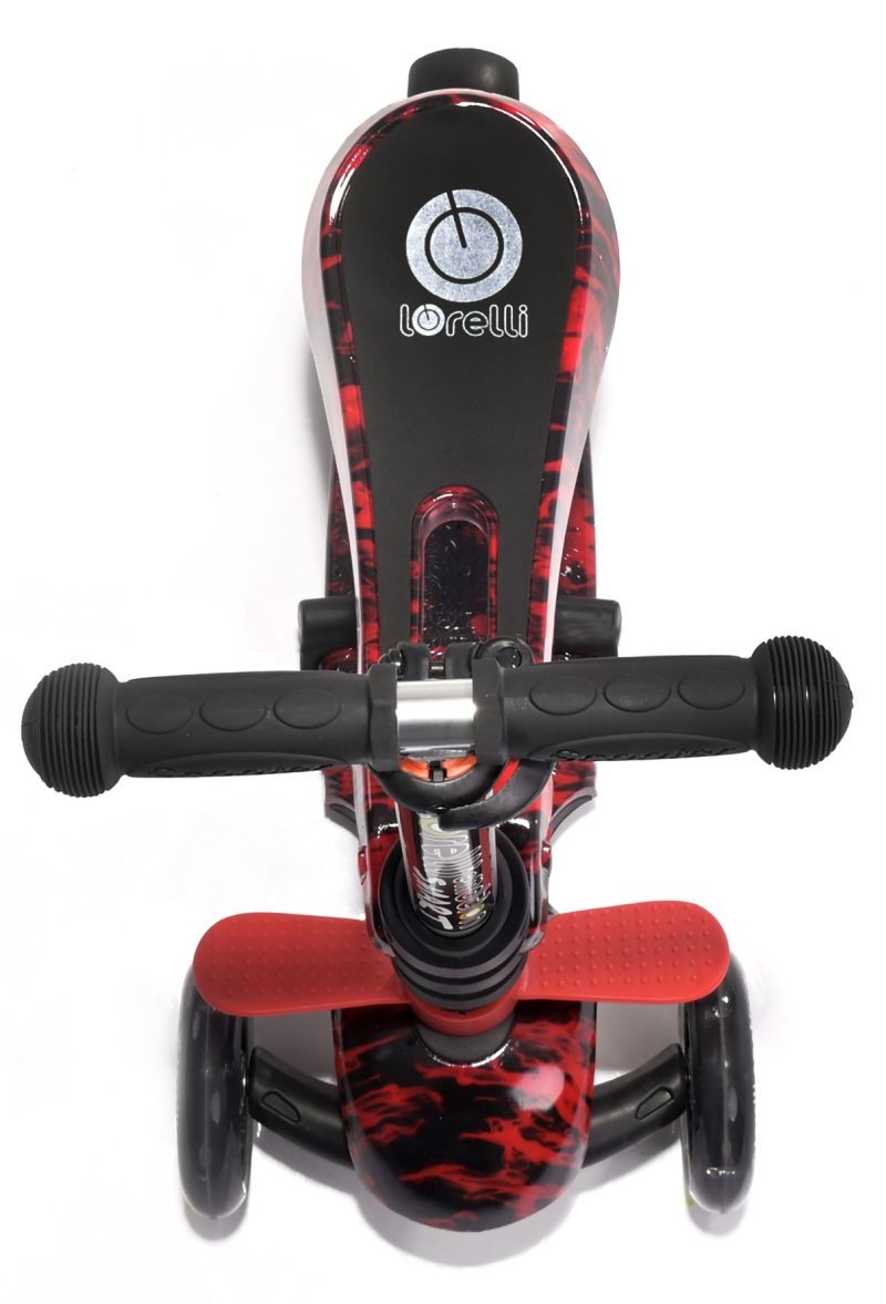 Patinete Infantil Con Asiento Smart Red Fire_3