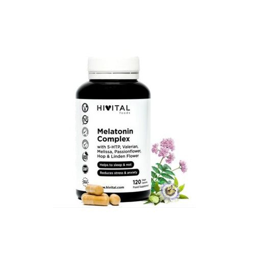 Complexo de Melatonina Hivital 120 cápsulas vegan