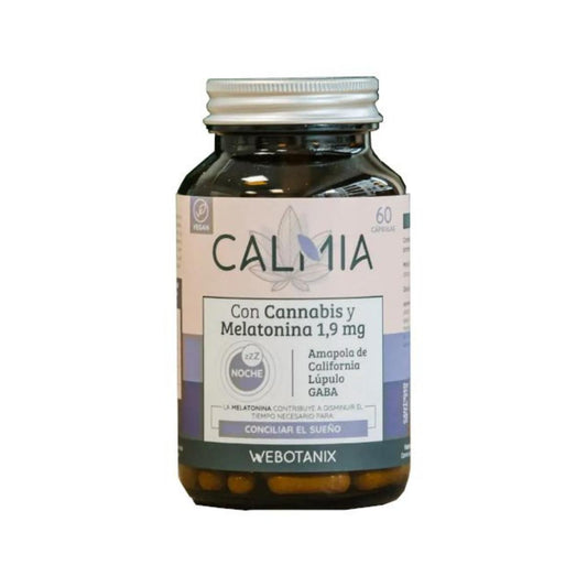 Calmia Noite Melatonina 1,9 mg WeBotanix 60 cápsulas