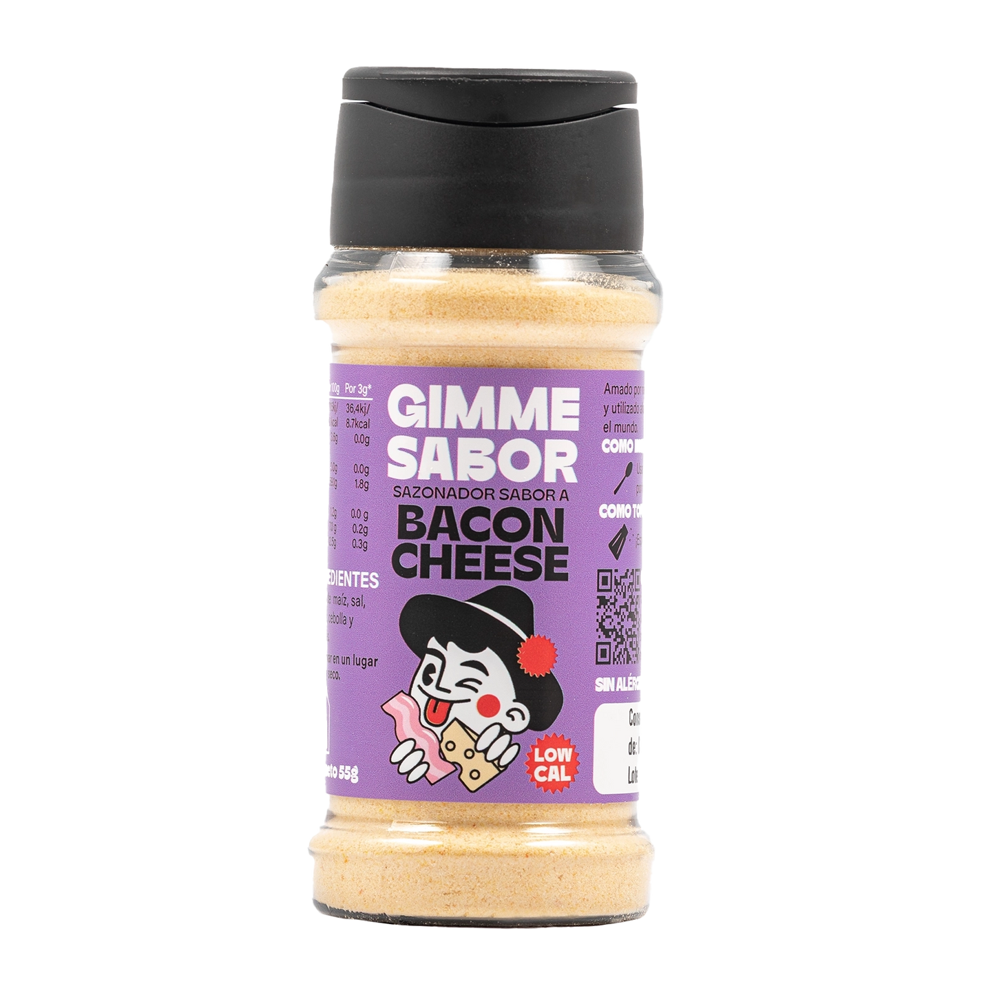 Sazonador vegetal sabor bacon cheese_0