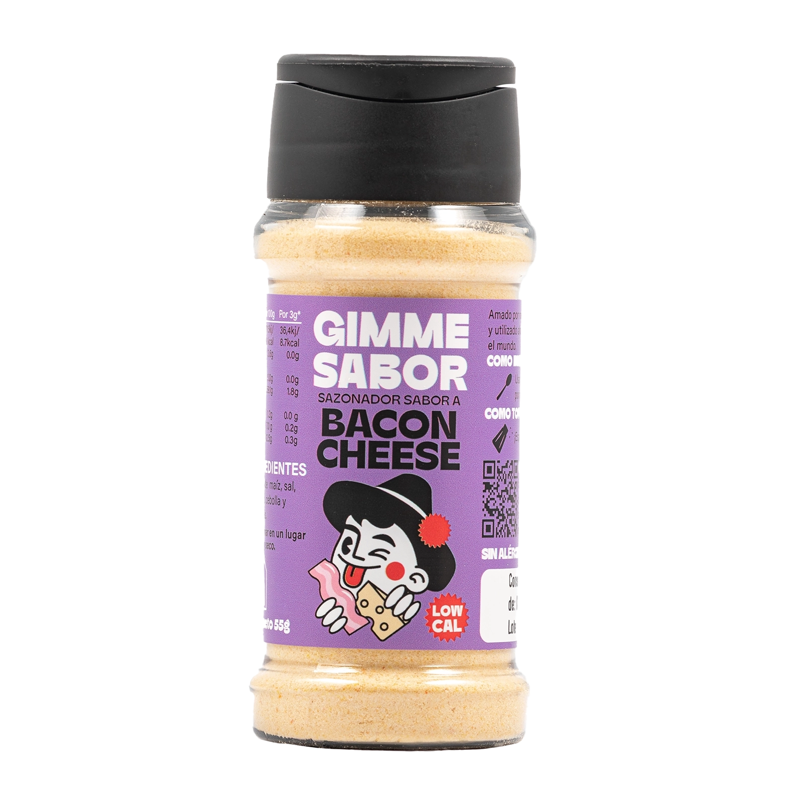 Sazonador vegetal sabor bacon cheese_0