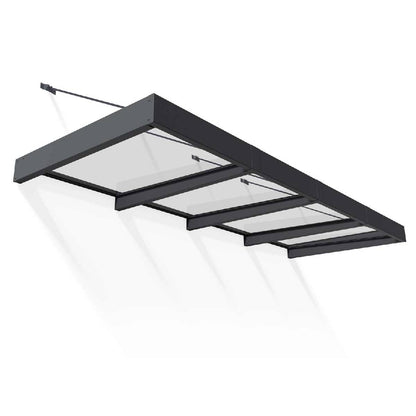 Sophia XL Canopy de porta 140x379 cm Transparente 