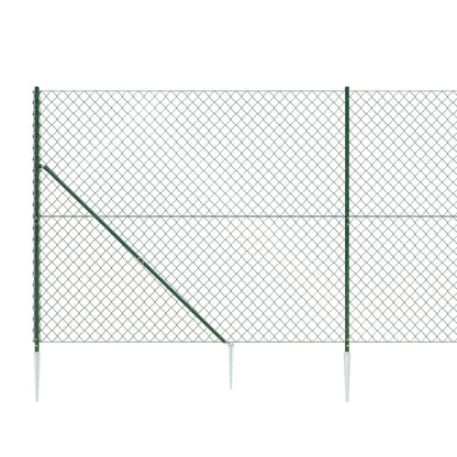 Cerca De Alambre Con Pinchos De Anclaje Verde 2,2x25 M / Vetonek_1