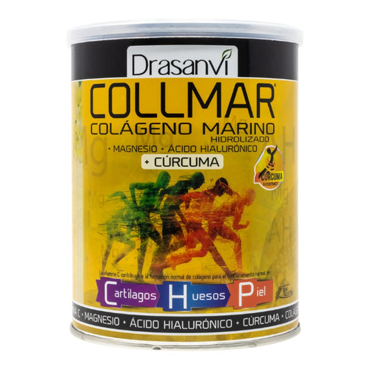 Colagénio marinho Collmar com sabor a baunilha e curcuma Drasanvi, 300 g