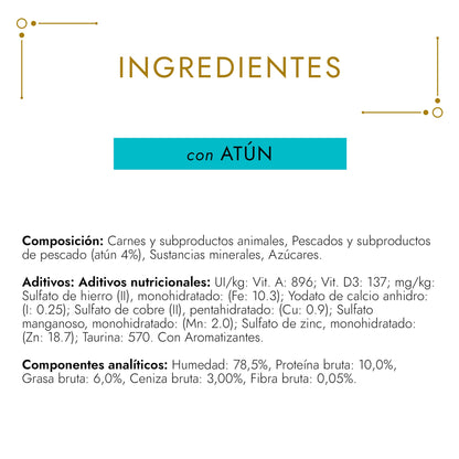 Comida Húmida de Atum Fondant GOURMET GOLD 85gr