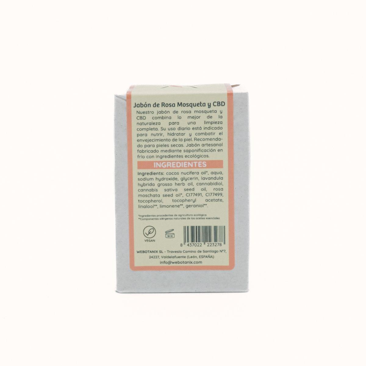 Sabonete Sólido Bio CBD WeBotanix 100 g CBD e Aloé Vera