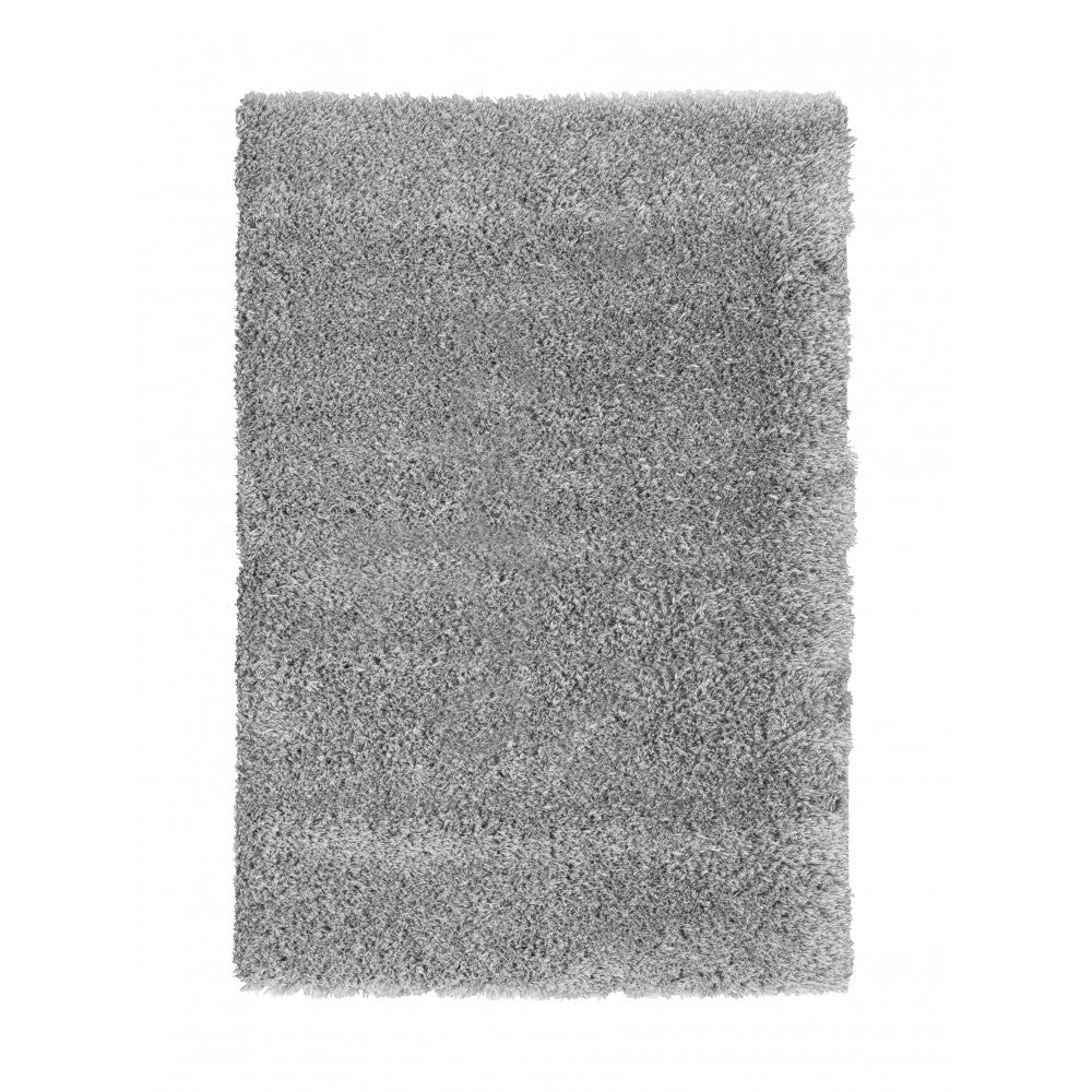 Alfombra Peluda Gris Para Salón Y Dormitorio 60x90cm - Decoración - Mobiliario Doméstico_1