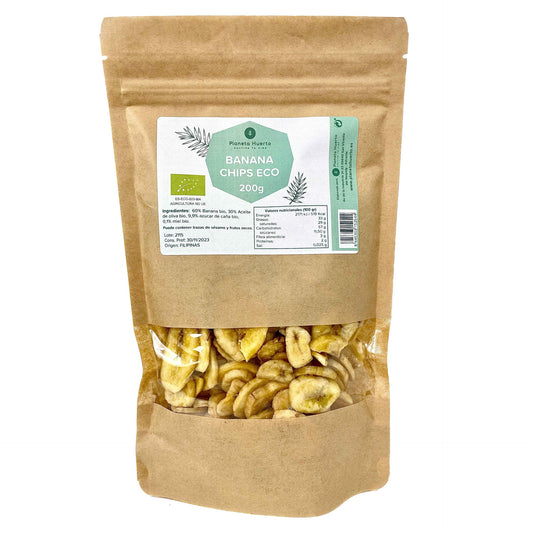 Lascas de banana ECO Planeta Huerto 200 g