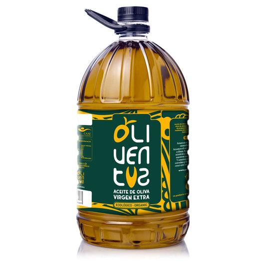 Aceite de oliva virgen extra ecológico Oliventus caja de 3 garrafas Pet 5L_0