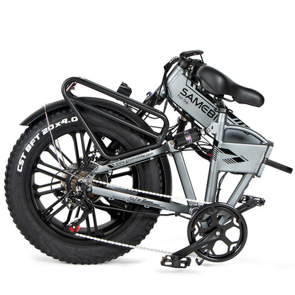 Bicicleta Eléctrica Plegable Samebike Xwlx09 750w-48v-10ah (480wh) - Rueda 20 X 4 Color Blanco_1