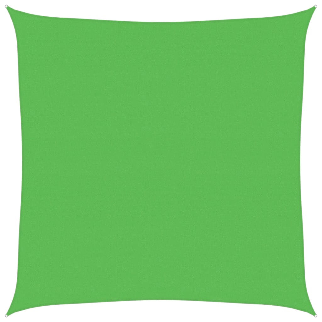 Vidaxl Toldo De Vela Hdpe Verde Claro 160 G/m² 5x5 M_0