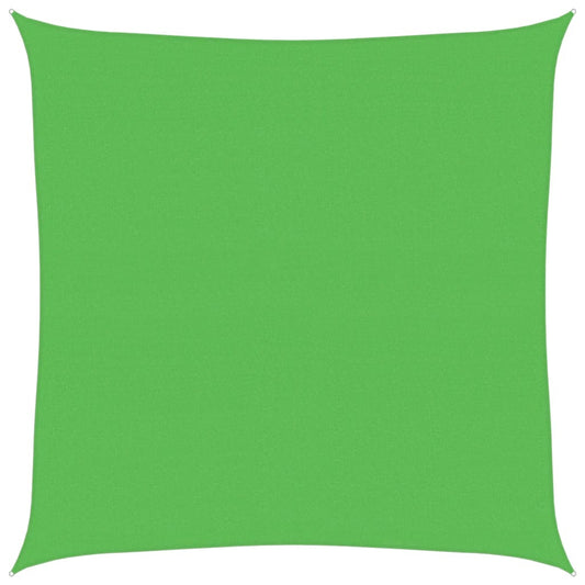 Vidaxl Toldo De Vela Hdpe Verde Claro 160 G/m² 5x5 M_0
