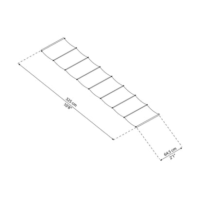 Toldo pérgola Estocolmo 1x1,8m 