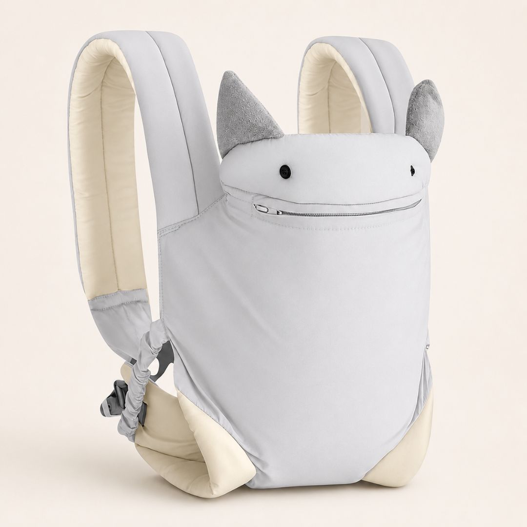 Bathby Mochila Portabebés Ergonómica Para Bebé, Portabebés Ligero Y Transpirable Con Capucha Desmontable_1