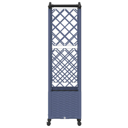 Cama Elevada Con Trellis Y Techo Gris 125 X 40 X 144 Cm Pp_4