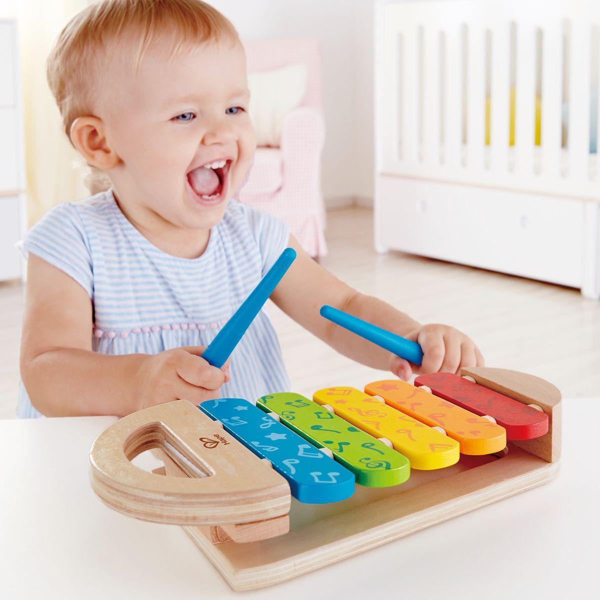 Xilófono Rainbow Xylophone Hape_2