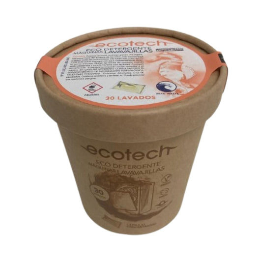 Detergente para máquina de lavar loiça Ecotech, 30 cápsulas