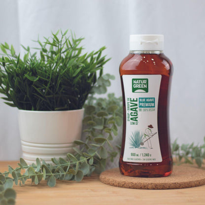 Embalagem de 2 Xaropes de Agave Naturgreen Premium, 2 unidades de 900 gr