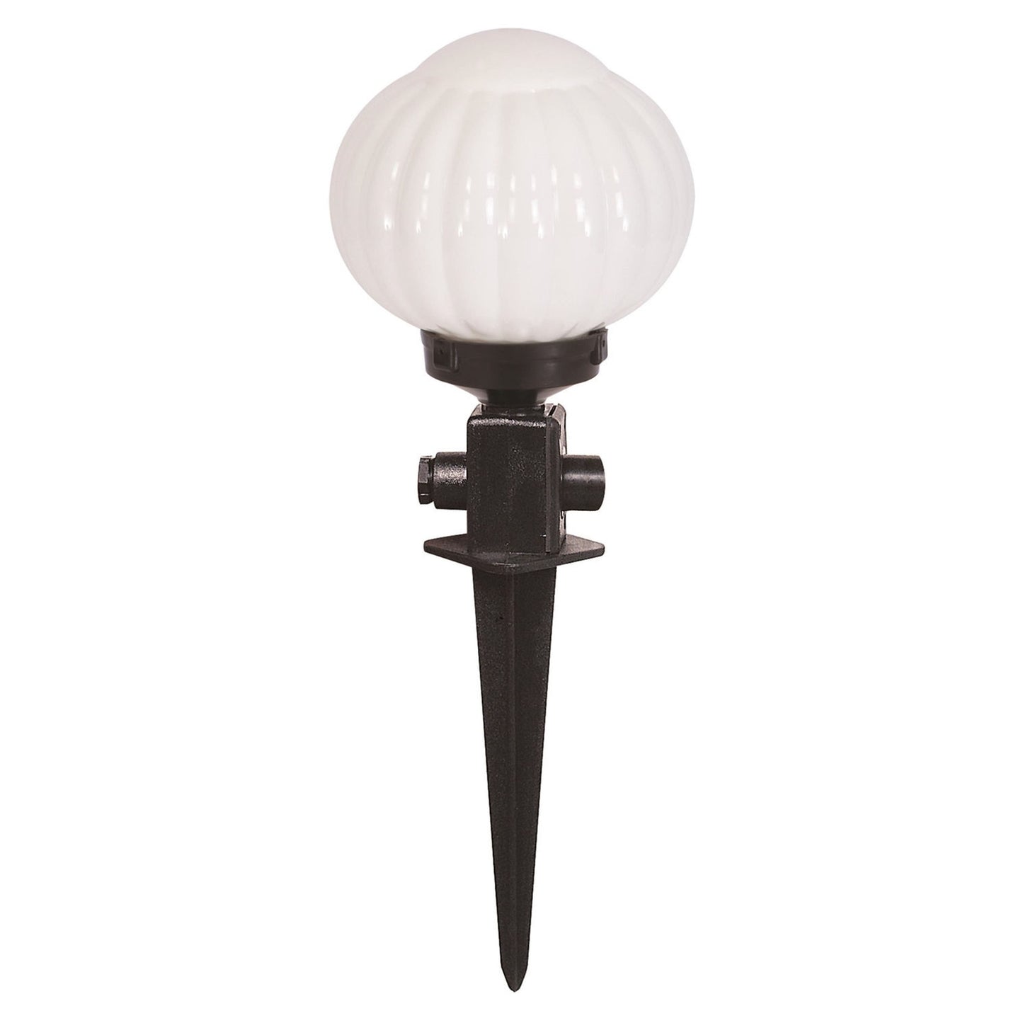 Aplique De Pared Para Exterior, Abs , Negro, 25x25x50, Casquillo E 27 Max 60 W