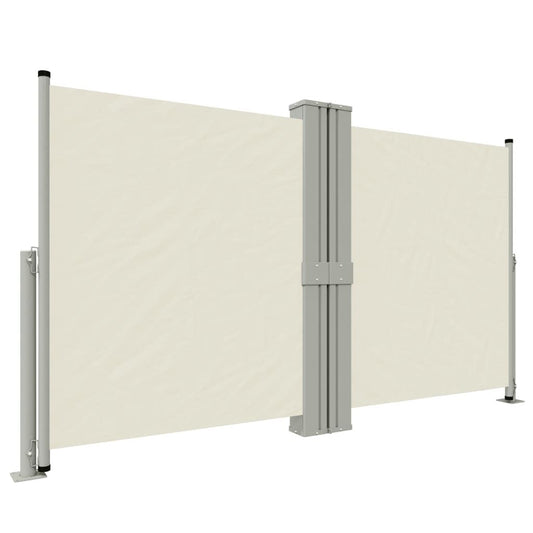 Vidaxl Toldo Lateral Retráctil Crema 140x1200 Cm_0