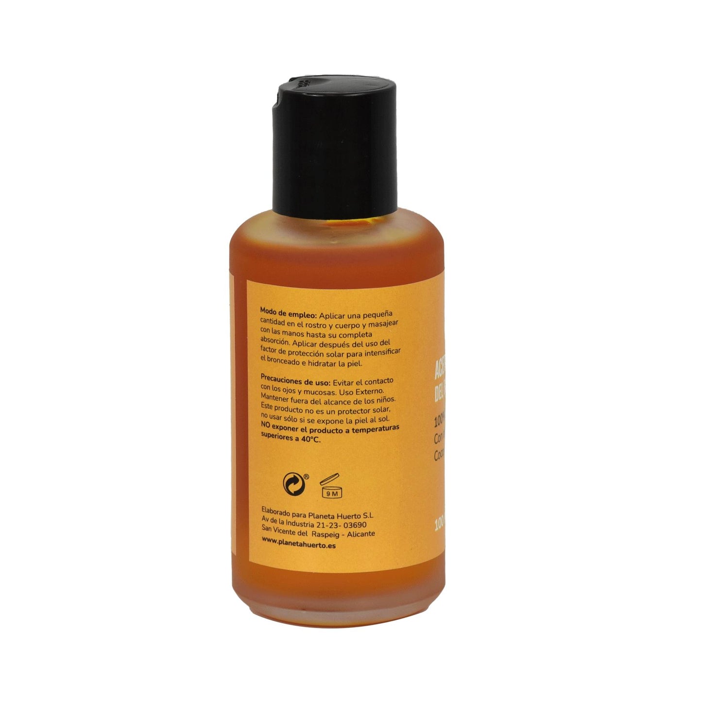 Óleo bronzeador natural Planeta Huerto 100 ml